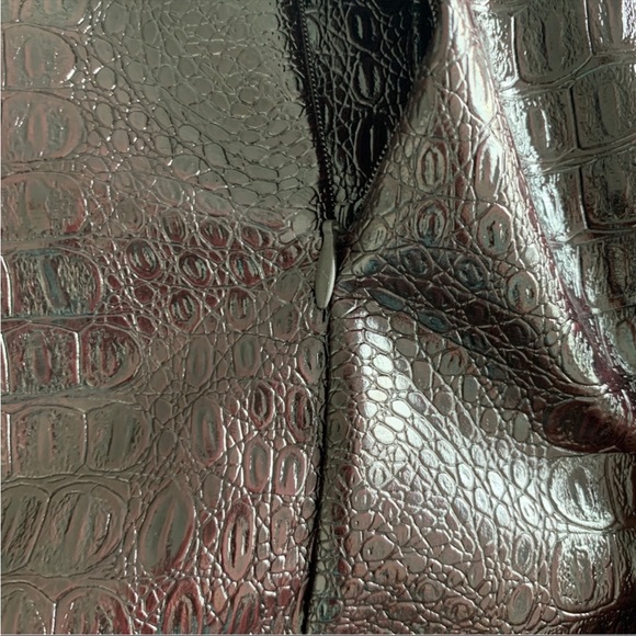 Women’s 0 RACHEL COMEY Target Embossed Chicory Coffee Button Front Midi Skirt - Picture 8 of 10